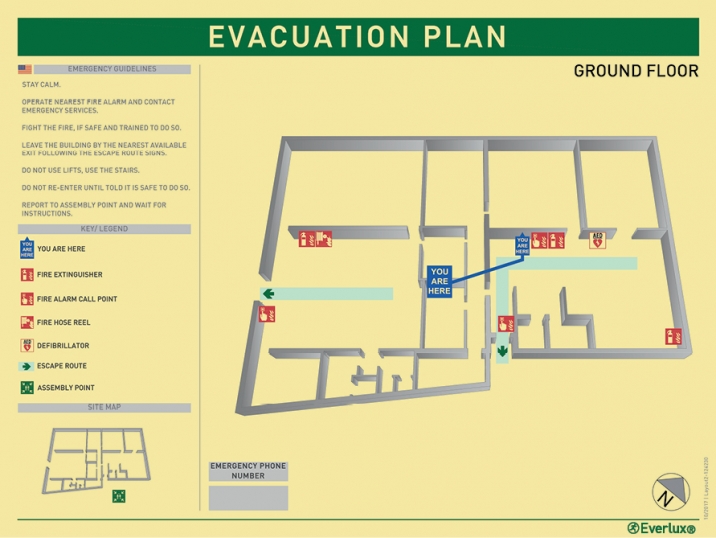 3D Evacuation Plan