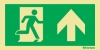 Progress forward - Emergency Exit Route Location and Identification Sign
