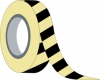 UL 1994 Listed Non-slip Self-adhesive Vinyl Roll - With black stripes for obstacle marking