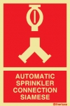 Fire Department Automatic Sprinkler Connection - Siamese