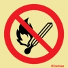 No open flame; No fire; no open ignition source