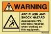 WARNING - ARC FLASH AND SHOCK HAZARD